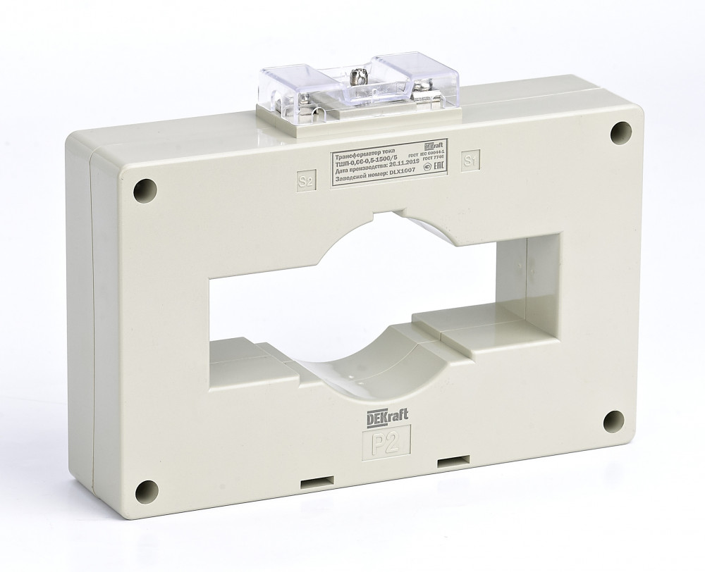 Изображение товара Dekraft Трансформатор тока ТШП-0,66 0,5S 2000/5 15ВА, диаметр 100мм