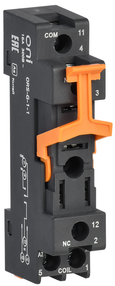 Изображение товара IEK ONI Розетка ORS-G-1-1 для реле OGR-1 1C.