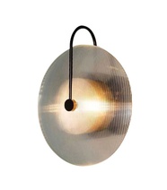 Изображение товара Kink Light Мелиса: бра 4000K, черный/дымчатый, LED 6W