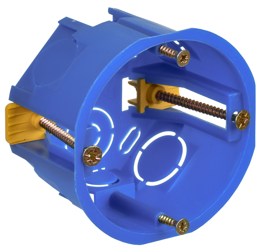 Изображение товара IEK GENERICA Коробка уст. СЗ для полых стен 68х45 (пласт.лап.)