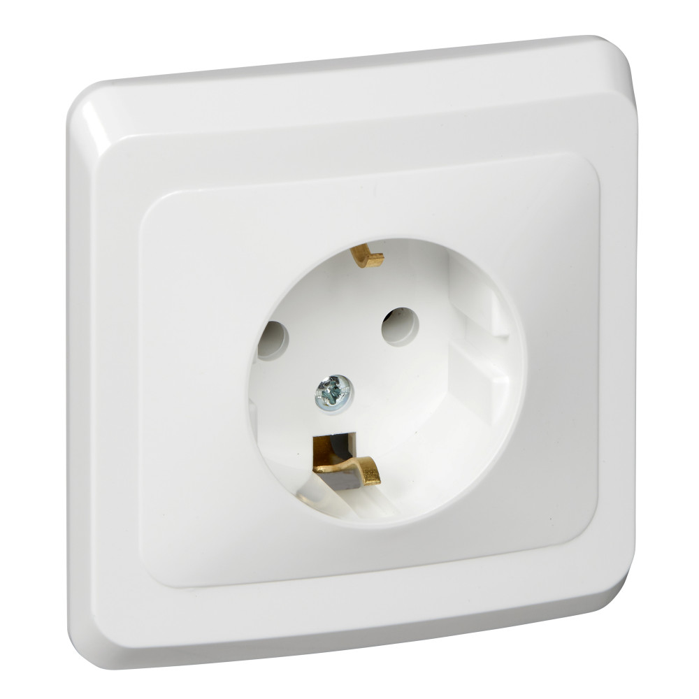 Изображение товара Systeme Electric Этюд Бел Розетка 1-ая с/з