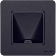 Изображение товара Legrand/Daccord INSPIRIA Антрацит Вывод кабеля с зажимом для крепления.