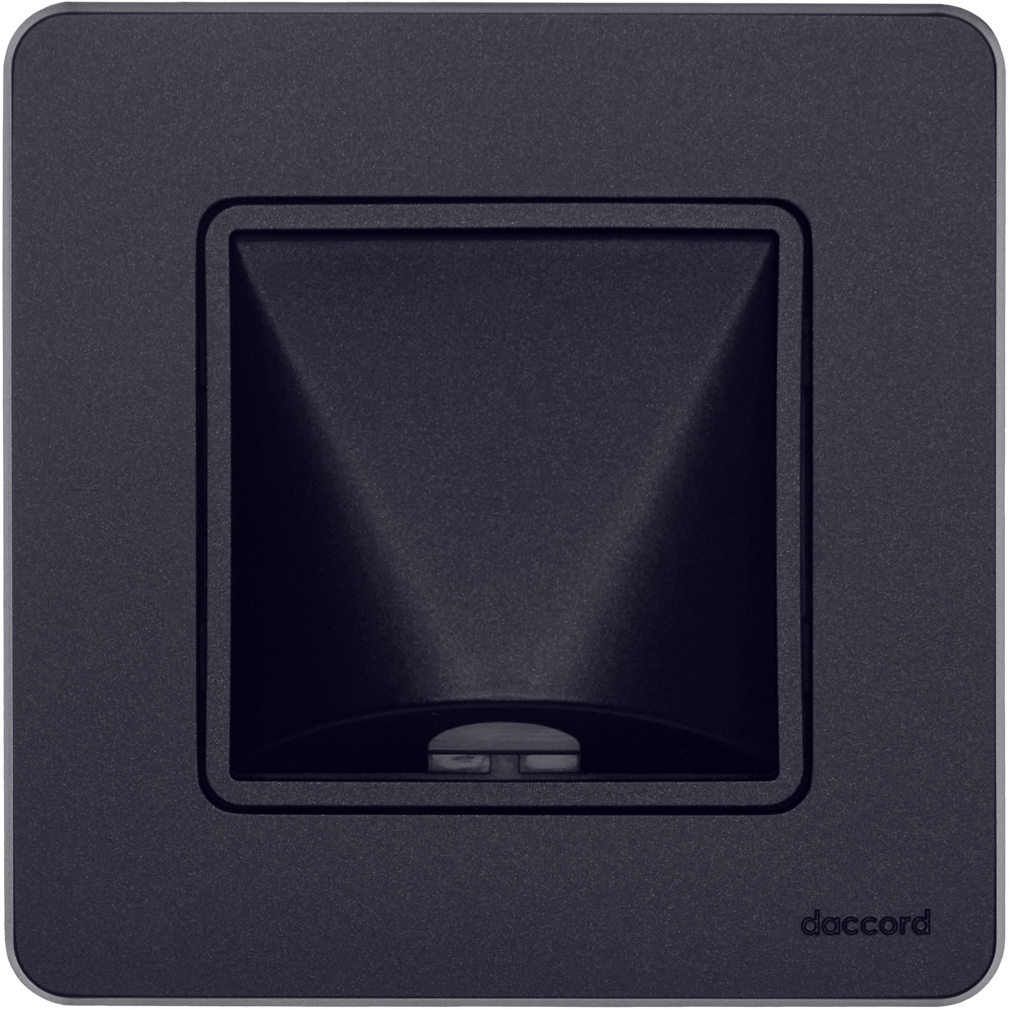 Изображение товара Legrand Daccord Inspiria Антрацит вывод кабеля с зажимом для крепления