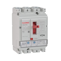 Изображение товара DKC Авт. выкл. YON MD250L-TM080 3P 80А 25kA Ir 0.7…1xIn