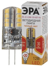 Изображение товара ЭРА Лампа светодиодная STD LED JC-2,5W-12V-827-G4 2,5Вт капсула теплый белый свет G4