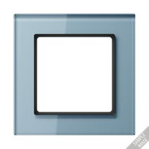Изображение товара JUNG A creation Стекло Серо-голубое Рамка 5-ая