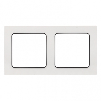 Изображение товара EKF PROxima Стокгольм Белый Линия черная Рамка 2-ая.