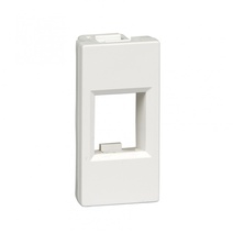 Изображение товара Systeme Electric Лиц.плата W45 1мод 1xKeystone RAL9003