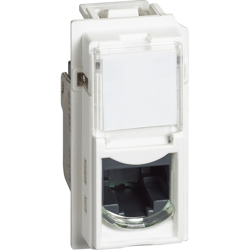 Изображение товара Розетка компьютерная BT Living now с RJ45 кат. 5E белая, механизм, защелкиваемая Изображение товара Розетка компьютерная BT Living now с RJ45 кат. 5E белая, механизм, защелкиваемая