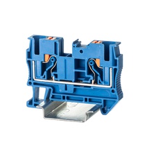 Изображение товара DKC Nuputuk Клемма проходная, зажим push-in, 2 точки подключения, 6 кв.мм, синяя