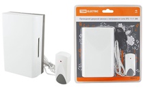 Изображение товара TDM Звонок проводной в эл.сеть ЗПС-11/1-ЭМ (эл.мех, кнопка IP30, AC 230V)