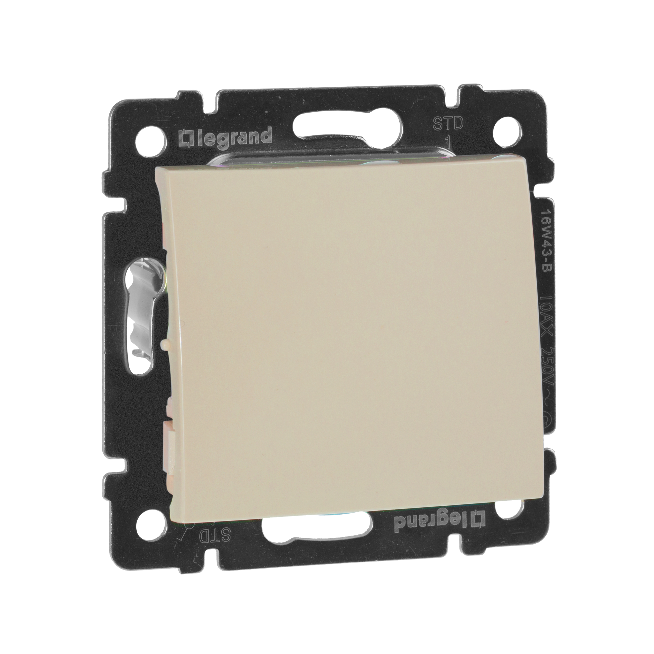 Изображение товара Legrand Valena 1-клавишный выключатель, слоновая кость, 10A 250V