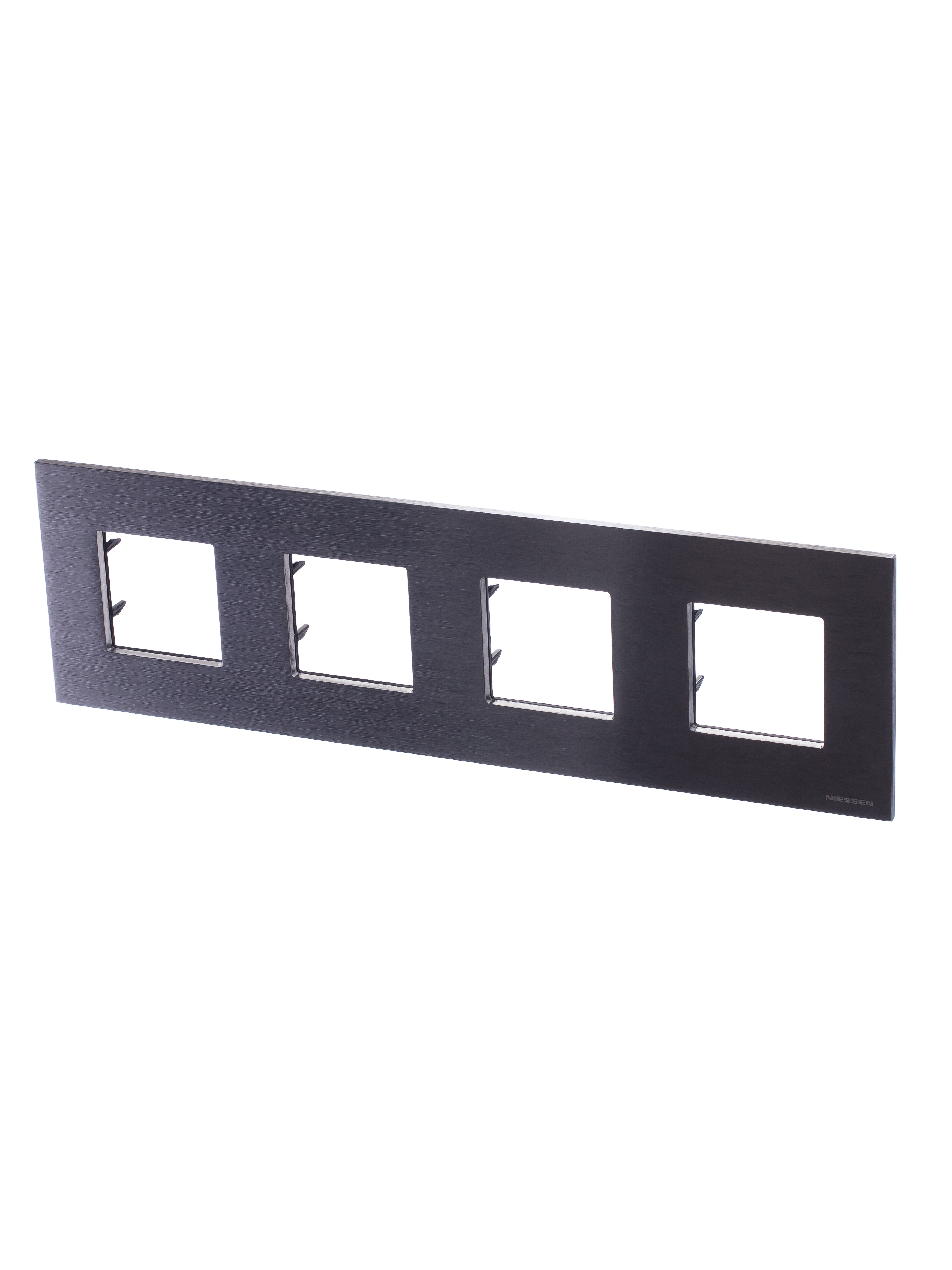 Изображение товара ABB NIE Zenit Сталь Рамка 4-я 2+2 +2+2 мод