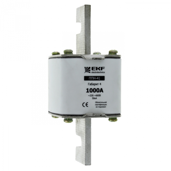 Изображение товара EKF PROxima Плавкая вставка ППН-41 1250/1000А габарит 4.