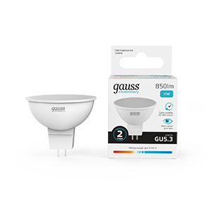 Изображение товара Gauss Лампа Elementary MR16 11W 850lm 4100K GU5.3 LED