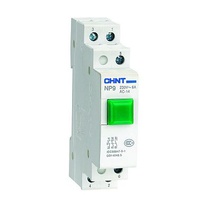 Изображение товара CHINT Кнопка модульная NP9-22/1 без подсветки, 2НО+2НЗ, зеленая