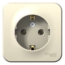 Изображение товара Systeme Electric Blanca наруж Молочная Розетка с/з без шторок, 16А, 250В