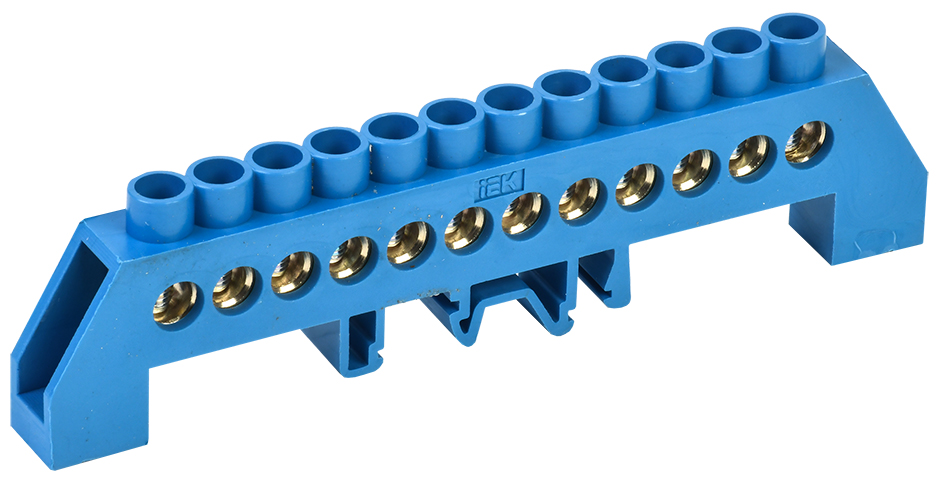 Изображение товара IEK Шина N ноль в комб DIN-изол Стойка ШНИ-8х12-12-КС-С