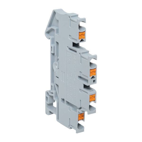 Изображение товара EKF PROxima Клеммная колодка пружинная двухуровневая 2.5 Push-in серая.