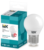 Изображение товара IEK Лампа светодиодная ECO G45 шар 9Вт 230В 4000К E27