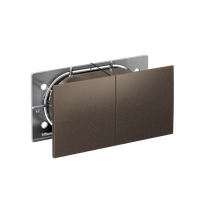 Изображение товара Systeme Electric AtlasDesign Мокко Розетка с/з двойная, со шторками, с крышкой, 16А, в сборе