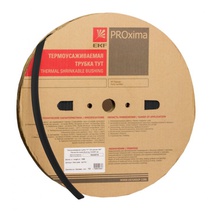 Изображение товара EKF PROxima Термоусаживаемая трубка ТУТ нг 30/15 черная рулон.