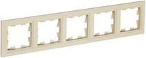 Изображение товара IEK BRITE BASE Бежевый Рамка 5-м РУ-5-БрКр