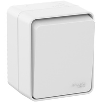 Изображение товара Systeme Electric AtlasDesign Profi54 Наруж Белый Выключатель 1-клавишный 10 АХ IP54