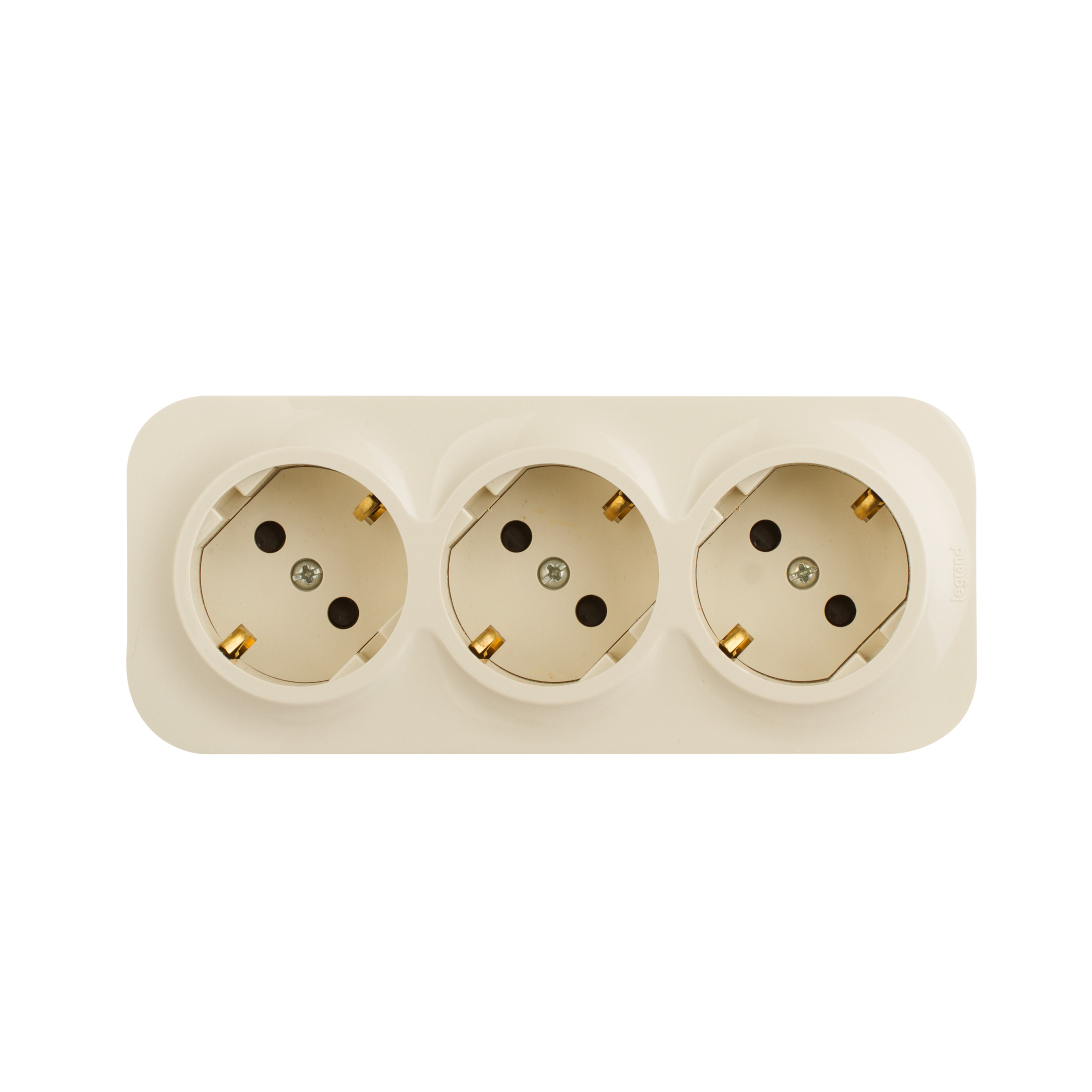 Изображение товара Legrand Quteo IP 20 Слоновая кость Розеточный блок с предварительным подключением 3 x 2К+З с защитными шторками - 16 A - 250 В~. Изображение товара Legrand Quteo IP 20 Слоновая кость Розеточный блок с предварительным подключением 3 x 2К+З с защитными шторками - 16 A - 250 В~.