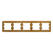 Изображение товара Systeme Electric Glossa Дерево Дуб Рамка 5-ая, горизонтальная