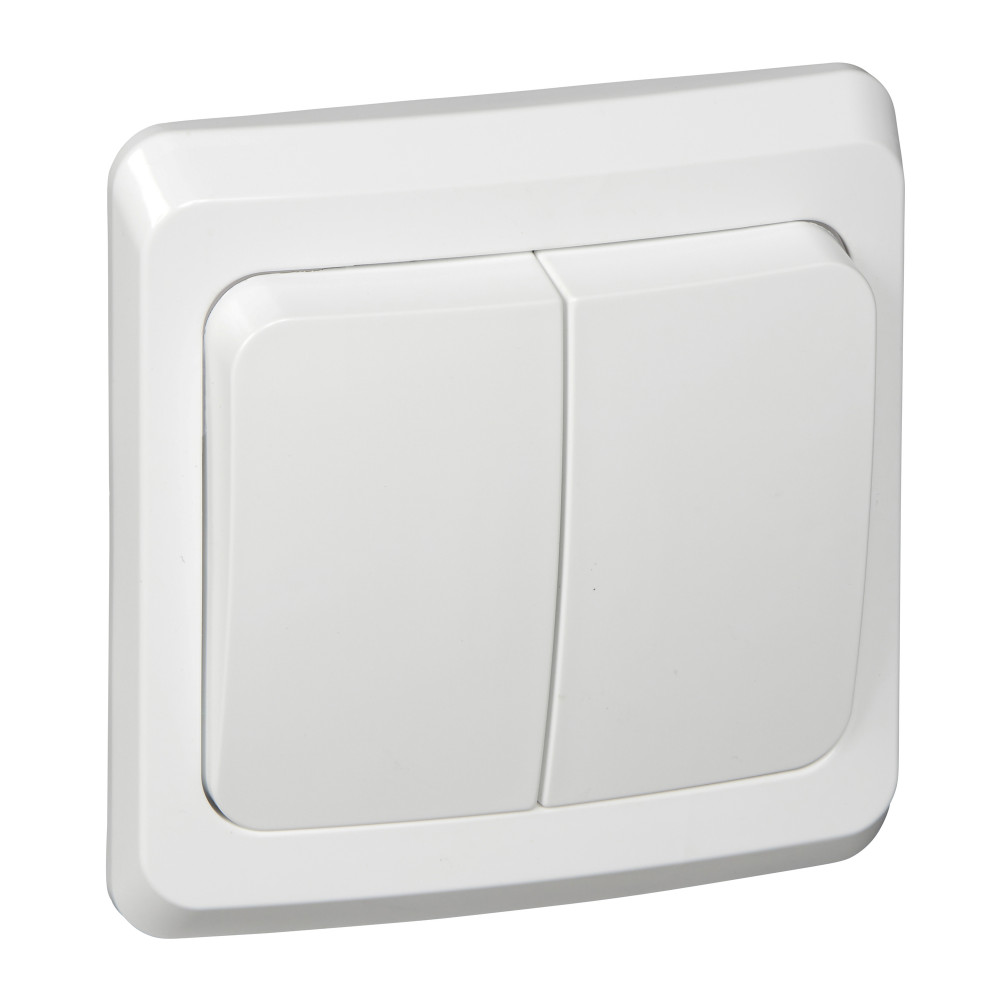 Изображение товара Этюд Бел Выключатель 2-клавишный с подсветкой Système Electric