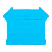 Изображение товара EKF Заглушка для UT синяя 4 6 10 винтовая клеммная колодка