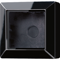 Изображение товара JUNG Коробка для накладного монтажа 1-кратная; чёрная