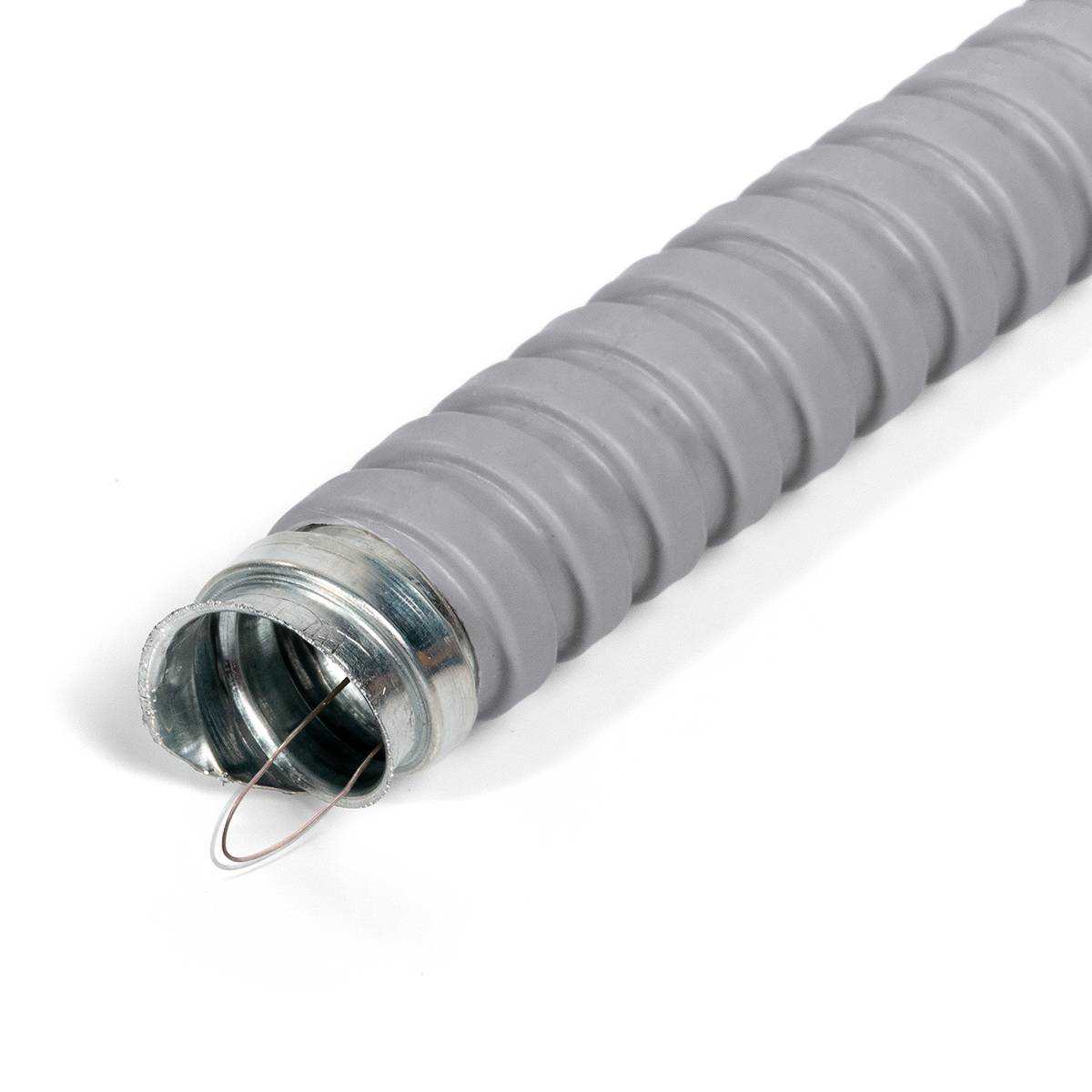 Изображение товара Fortisflex Металлорукав МРПИнг 15 серый с протяжкой