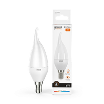Изображение товара Gauss Лампа Elementary Свеча на ветру 6W 420lm 3000K Е14 LED
