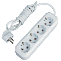 Изображение товара EKF PROxima Удлинитель "Эксперт" 4 гнезда 5 метра 16А/3,5кВт с заземлением ПВС 3х1.