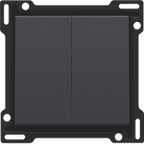 Изображение товара Niko Антрацит Клавиша двойная