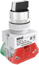 Изображение товара Dekraft Переключатель 3 пол. прав. без фикс. I-O-II станд. руч ACR-3 D22 ПЕ-22