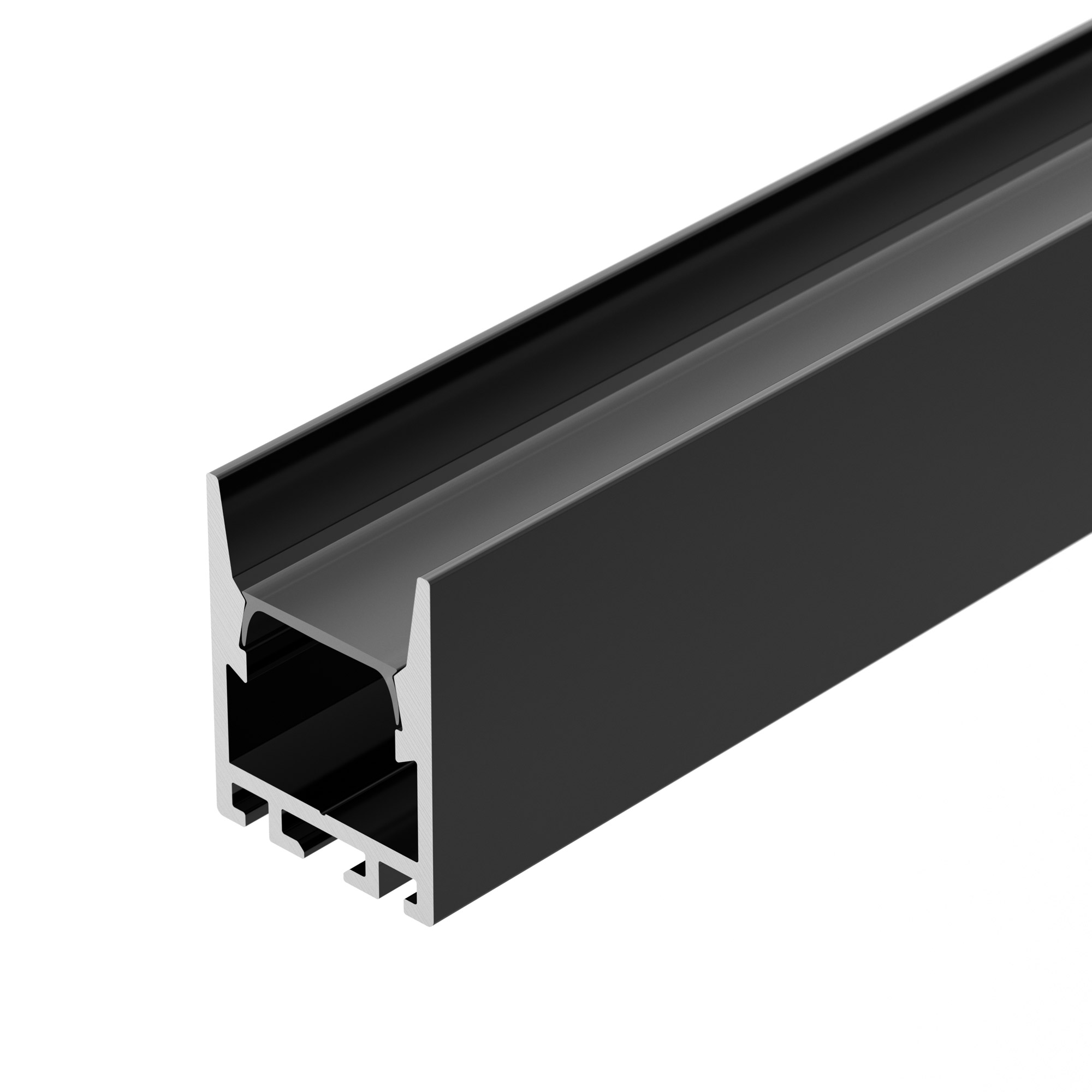 Изображение товара Алюминиевый профиль для светодиодных лент Arlight PDS-ZM-COMFY-2000 ANOD BLACK Изображение товара Алюминиевый профиль для светодиодных лент Arlight PDS-ZM-COMFY-2000 ANOD BLACK