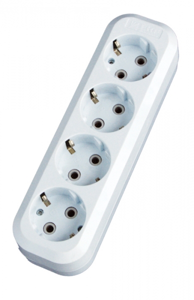 Изображение товара EKF Эксперт Колодка 4 гн. 16А 3,5кВт с/з.