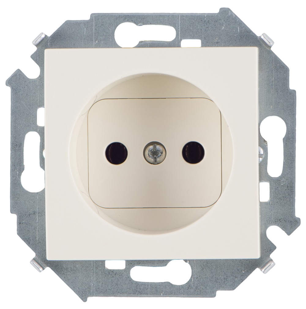Изображение товара Simon 15 Бежевая Розетка б/з, 16А, 250В, винт.зажим