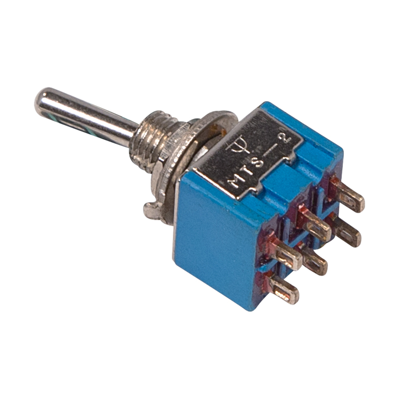 Изображение товара REXANT Тумблер 250V 3А (6c) ON-ON двухполюсный Micro.