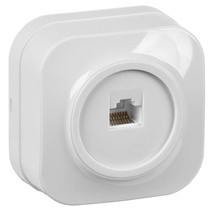 Изображение товара IEK GLORY РК10-ХБ Розет. 1-ая комп. о/у GLORY белый