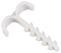 Изображение товара IEK Дюбель-хомут Т-обр. 4-12мм нейлон белый (100шт/упак)