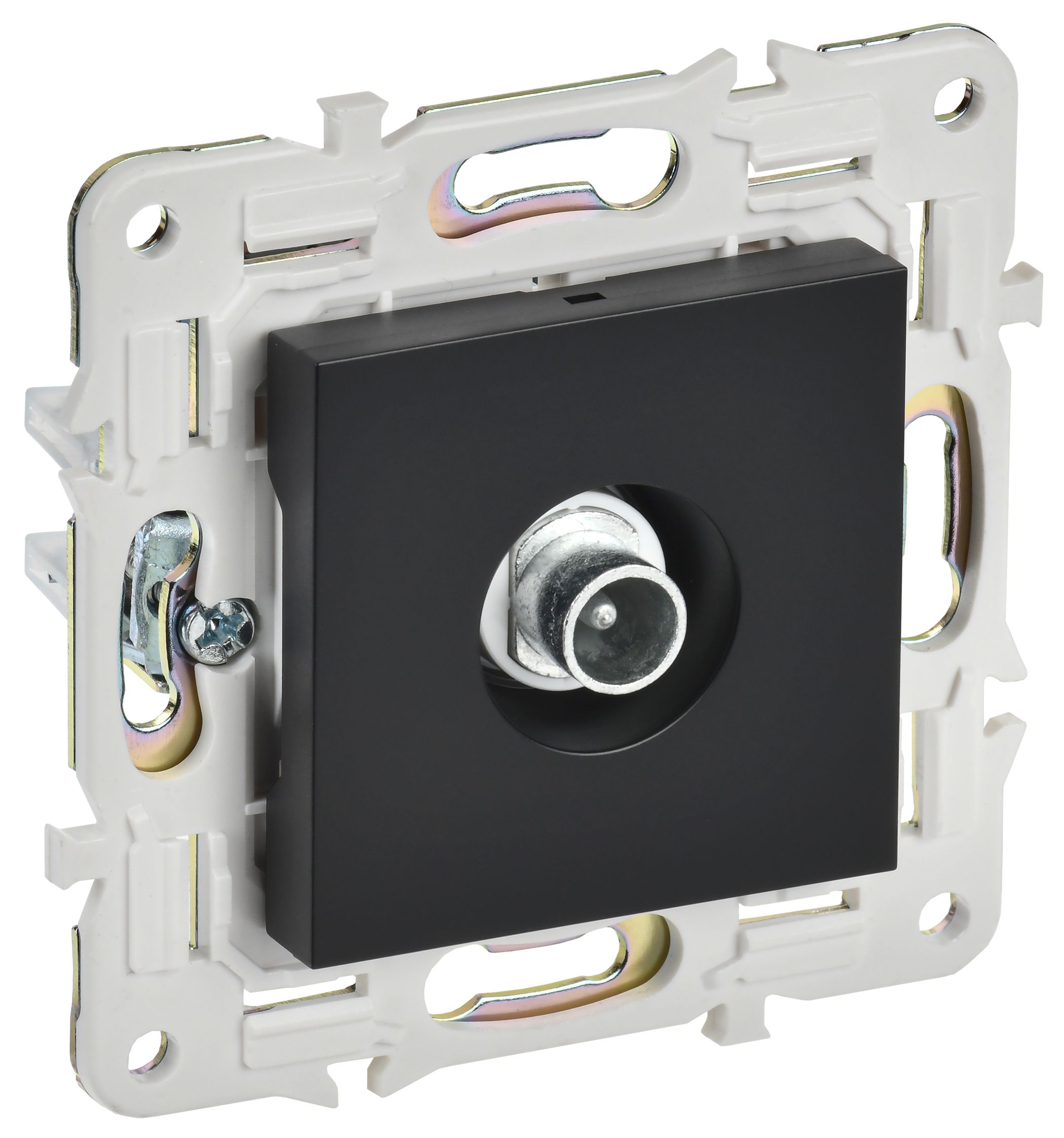 Изображение товара IEK SKANDY Черный Розетка TV проходная SK-A17Bl