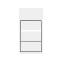 Изображение товара Simon 100 Белый матовый Кит 2 поста, фронт. 1 рамка вертикальная + 3 клавиши выключателей