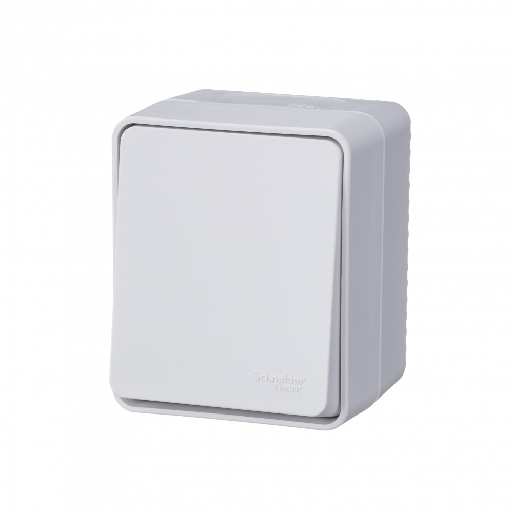 Изображение товара Systeme Electric AtlasDesign Profi54 Наруж Белый Переключатель 1-клавишный 10 АХ IP54