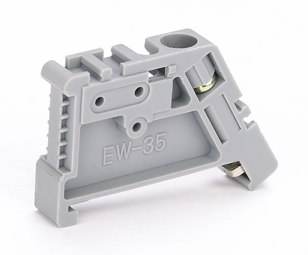 Изображение товара Dekraft Ограничитель пластик. на DIN-рейку с 1 винтом ФК102-01