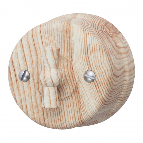 Изображение товара BIRONI Лизетта Пластик Карельская сосна Выключатель 2-кл