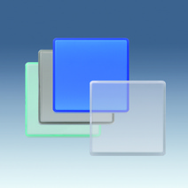 Изображение товара Simon 27 Play Синяя прозрачная Накладка на выключатель, декоративная, сменная, широкая